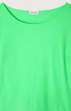 American Vintage Women'S T-Shirt Aksun Flashy Green Store