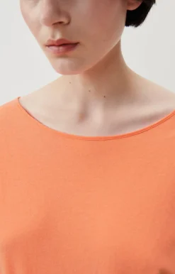American Vintage Women'S T-Shirt Aksun Fluorescent Orange Cheap