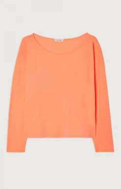 American Vintage Women'S T-Shirt Aksun Fluorescent Orange Cheap