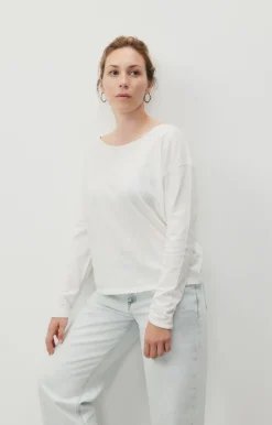 American Vintage Women'S T-Shirt Aksun White Cheap