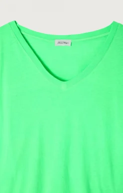 American Vintage Women'S T-Shirt Aksun Flashy Green Best Sale