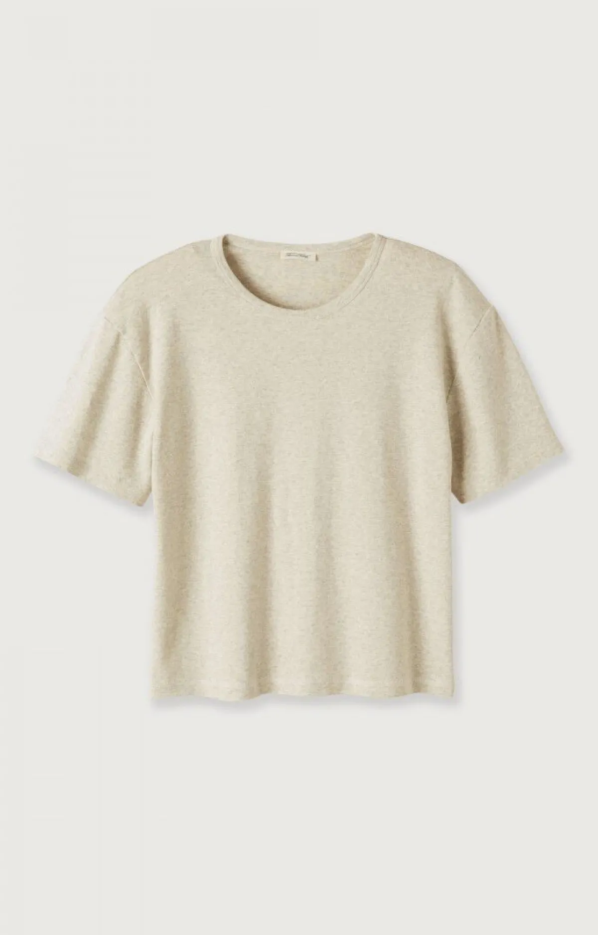 American Vintage Women'S T-Shirt Bozy Melange Cream Clearance