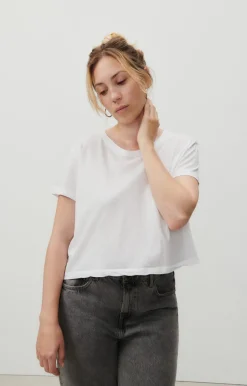 American Vintage Women'S T-Shirt Decatur White Cheap
