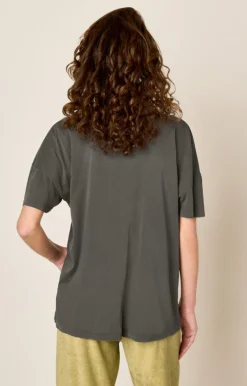 American Vintage Women'S T-Shirt Devon Vintage Slate Sale