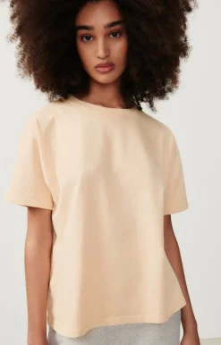American Vintage Women'S T-Shirt Fizvalley Vintage Vanilla Cheap