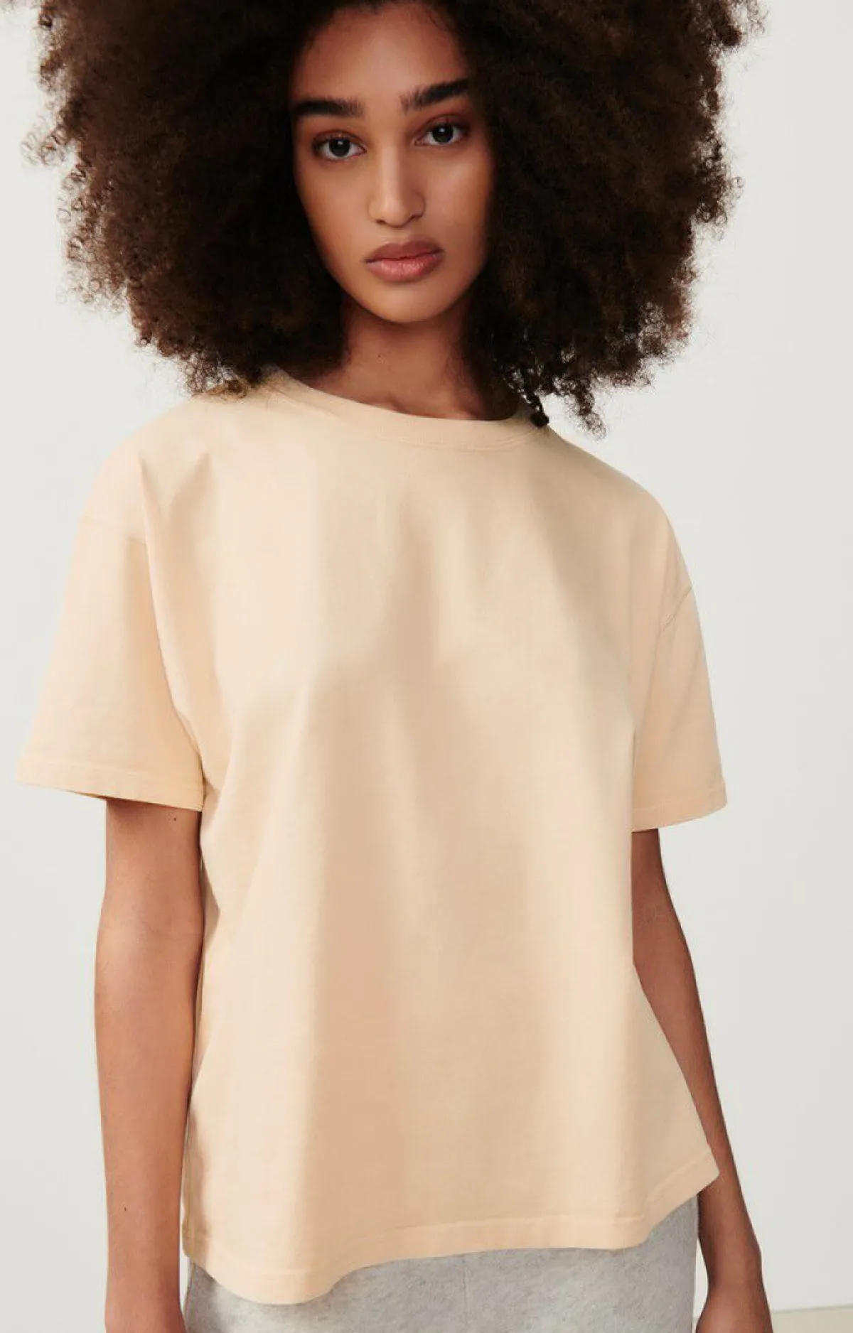 American Vintage Women'S T-Shirt Fizvalley Vintage Vanilla Cheap