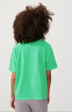 American Vintage Women'S T-Shirt Fizvalley Flashy Green Discount