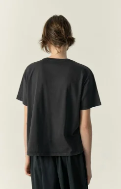American Vintage Women'S T-Shirt Fizvalley Carbon Vintage Clearance