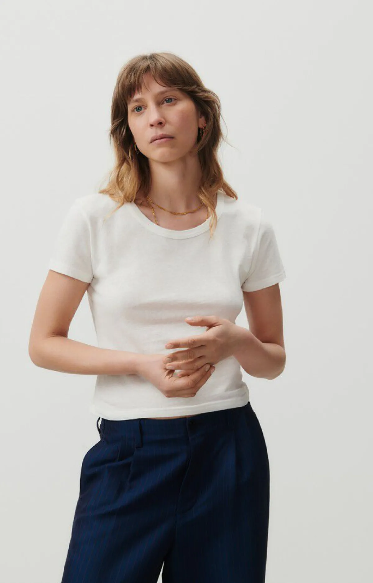 American Vintage Women'S T-Shirt Gamipy White Cheap
