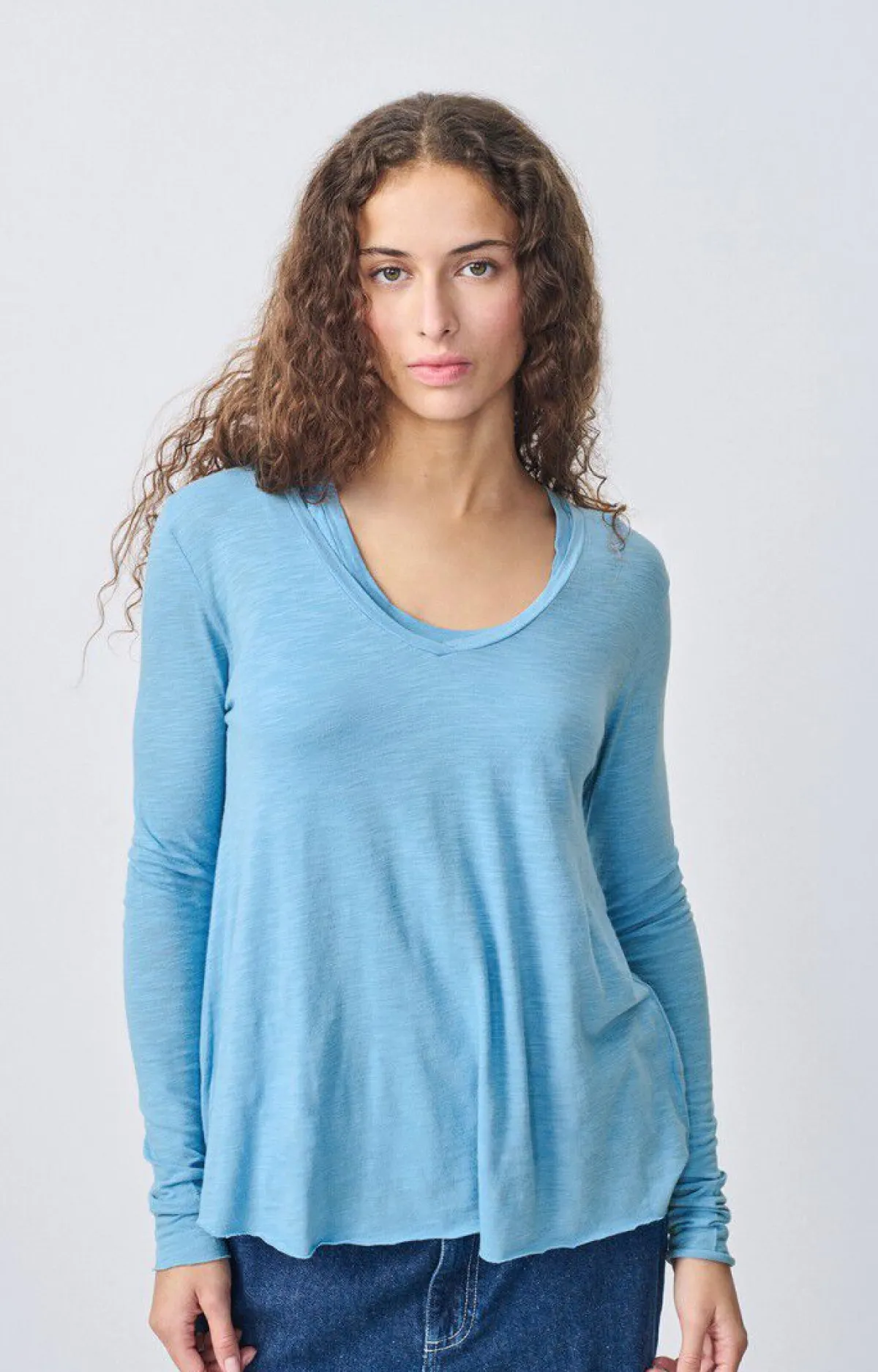 American Vintage Women'S T-Shirt Jacksonville Vintage Bluish Cheap