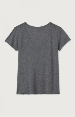American Vintage Women'S T-Shirt Jacksonville Charcoal Melange Outlet