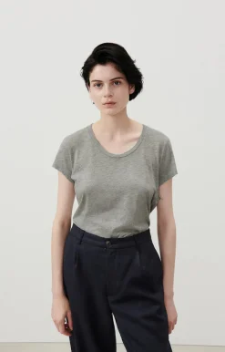 American Vintage Women'S T-Shirt Jacksonville Heather Grey Cheap