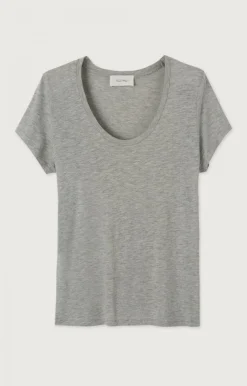 American Vintage Women'S T-Shirt Jacksonville Heather Grey Cheap