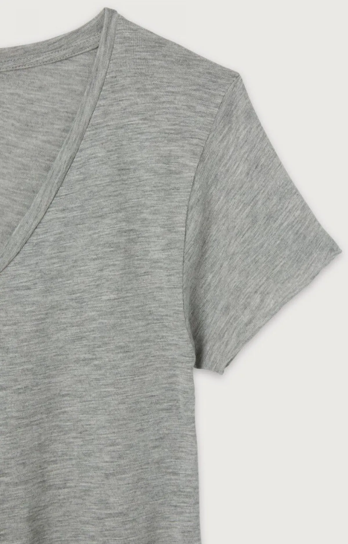 American Vintage Women'S T-Shirt Jacksonville Heather Grey Flash Sale