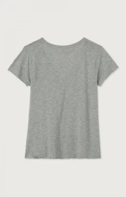 American Vintage Women'S T-Shirt Jacksonville Heather Grey Flash Sale