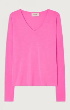 American Vintage Women'S T-Shirt Jacksonville Fluo Pink Cheap