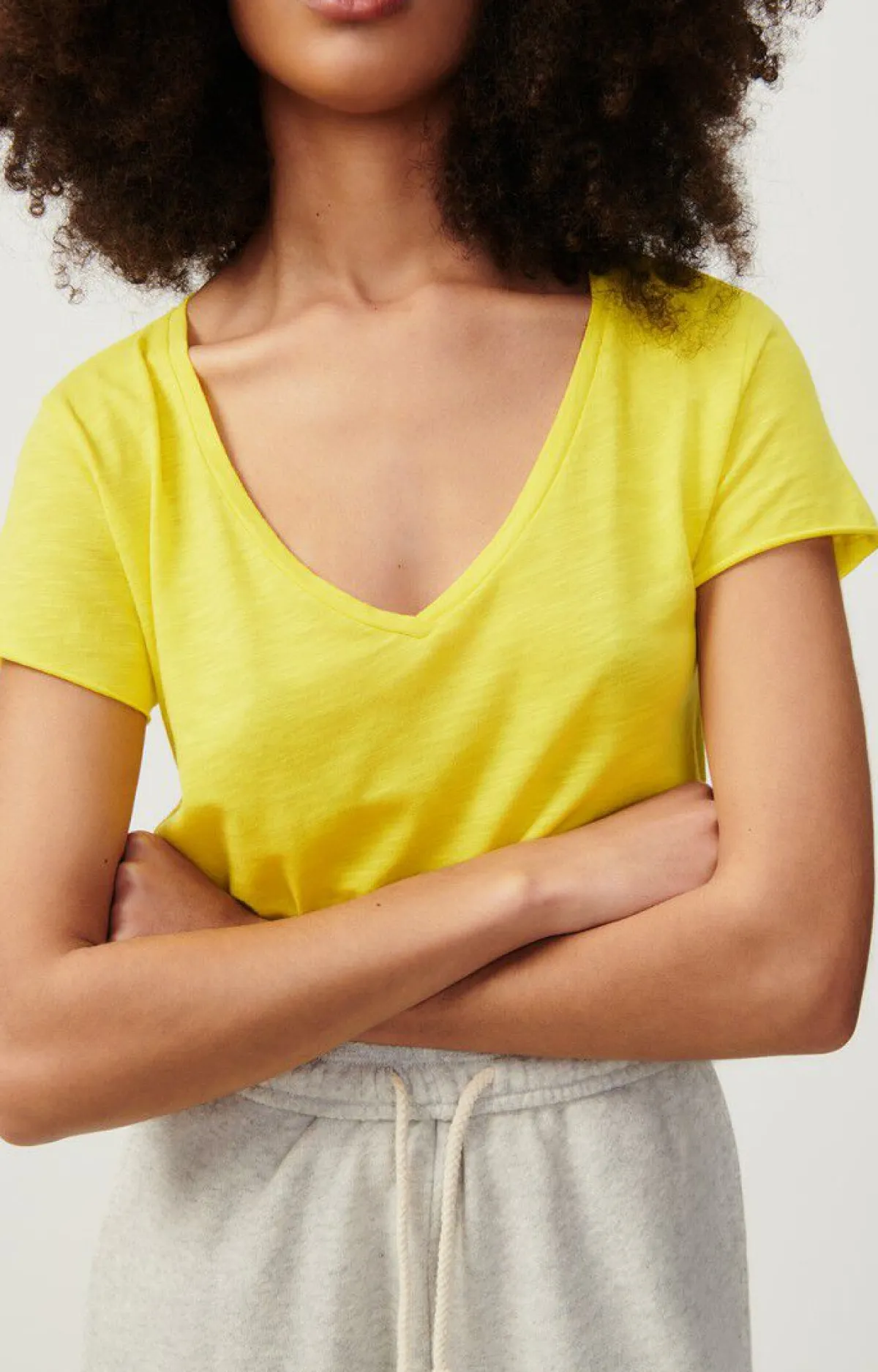 American Vintage Women'S T-Shirt Jacksonville Vintage Lemon Clearance
