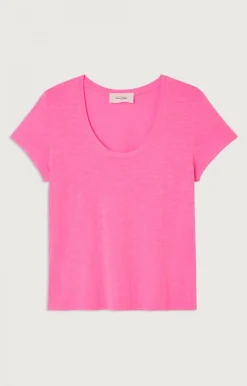 American Vintage Women'S T-Shirt Jacksonville Fluo Pink Hot