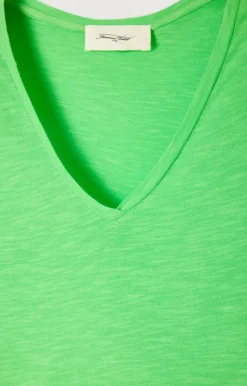 American Vintage Women'S T-Shirt Jacksonville Flashy Green Sale