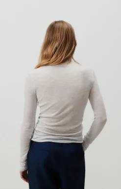 American Vintage Women'S T-Shirt Massachusetts Heather Grey Online