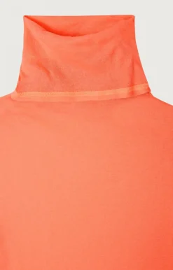 American Vintage Women'S T-Shirt Massachusetts Fluorescent Orange Shop