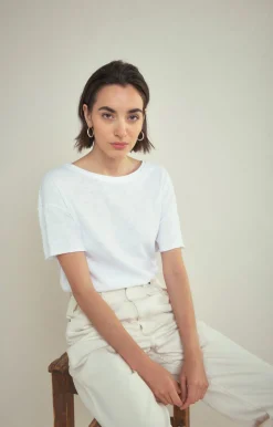 American Vintage Women'S T-Shirt Sonoma White Cheap