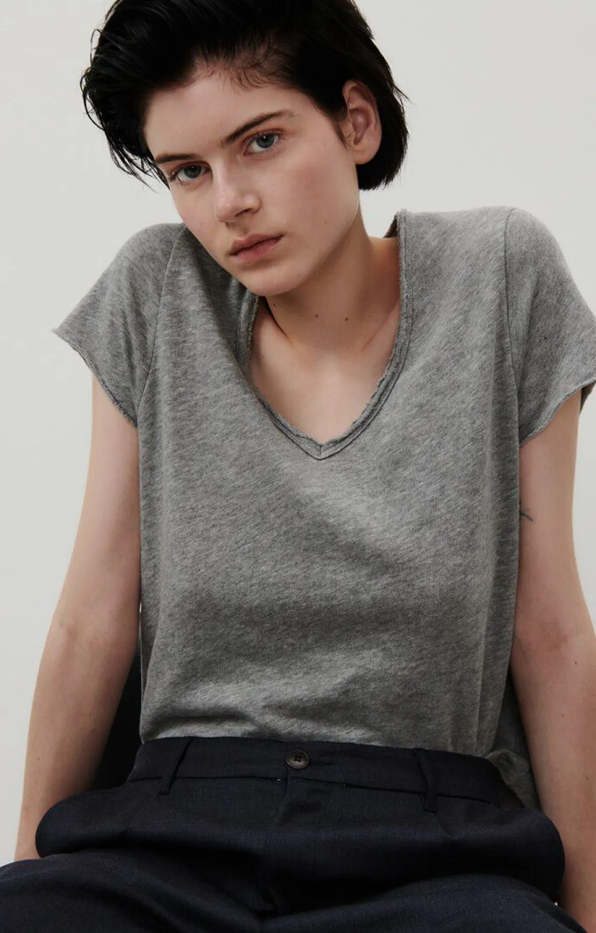 American Vintage Women'S T-Shirt Sonoma Heather Grey Online