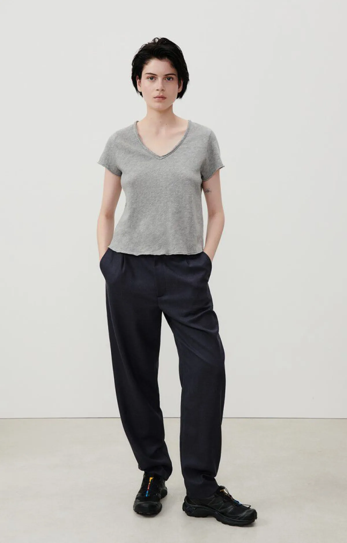 American Vintage Women'S T-Shirt Sonoma Heather Grey Online