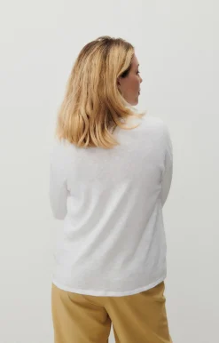 American Vintage Women'S T-Shirt Sonoma White Flash Sale
