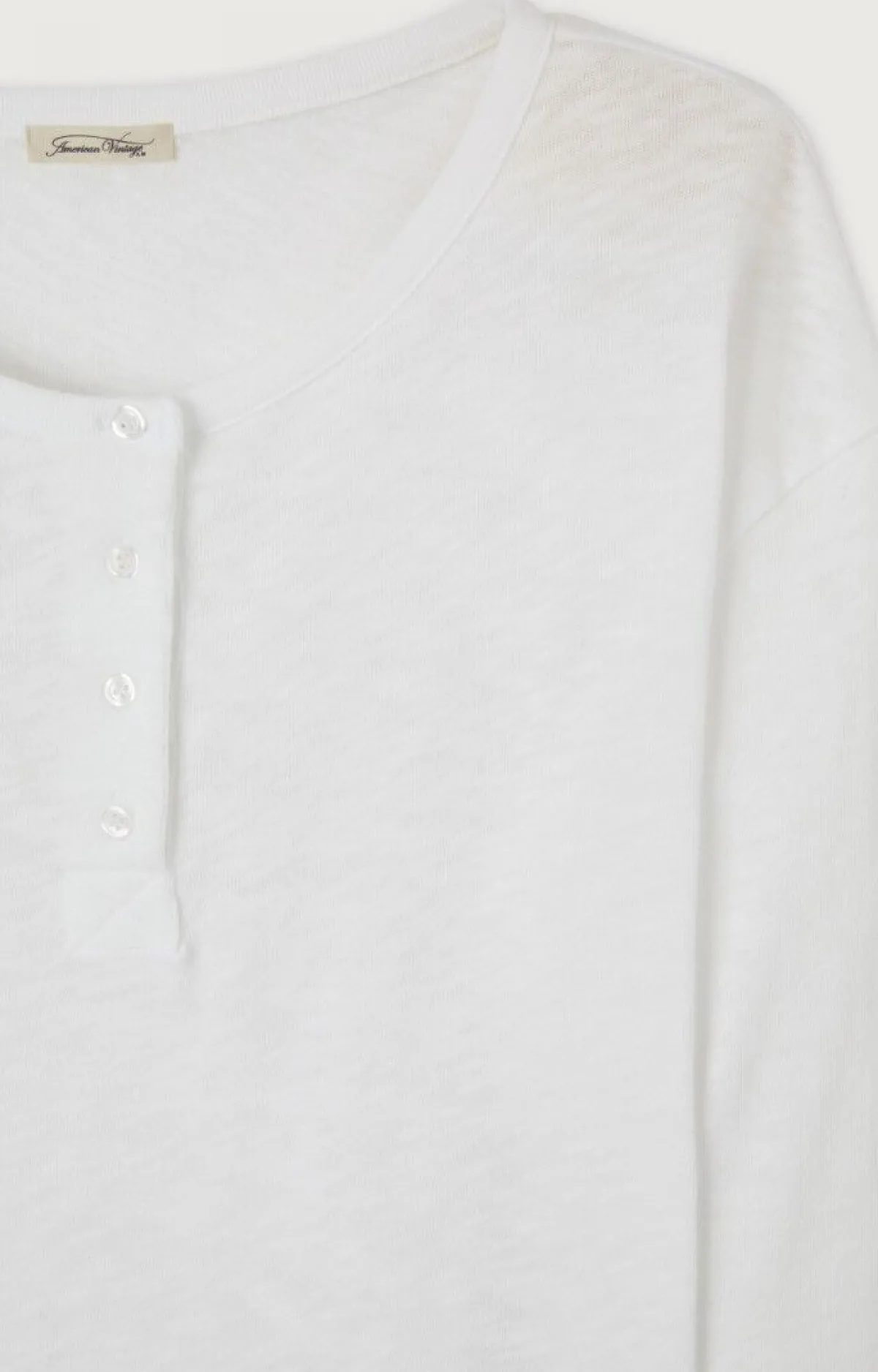 American Vintage Women'S T-Shirt Sonoma White Flash Sale