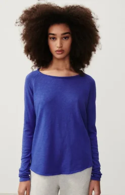 American Vintage Women'S T-Shirt Sonoma Vintage Royal Blue Flash Sale