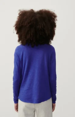 American Vintage Women'S T-Shirt Sonoma Vintage Royal Blue Flash Sale