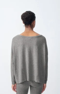 American Vintage Women'S T-Shirt Vetington Heather Grey Flash Sale