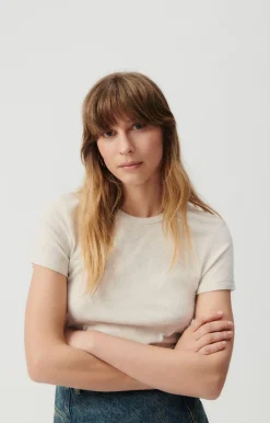 American Vintage Women'S T-Shirt Ypawood Heather Grey Sale