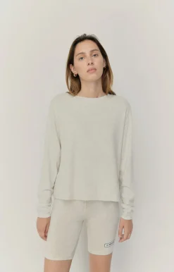 American Vintage Women'S T-Shirt Ypawood Heather Grey Flash Sale