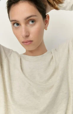 American Vintage Women'S T-Shirt Ypawood Heather Grey Flash Sale