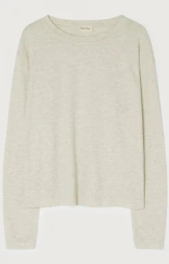 American Vintage Women'S T-Shirt Ypawood Heather Grey Flash Sale