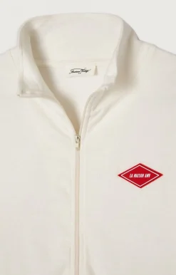 American Vintage Women'S Zipped Sweatshirt Rakabay White Store